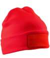 RC927X Result Recycled Double Knit Printers Beanie Red colour image
